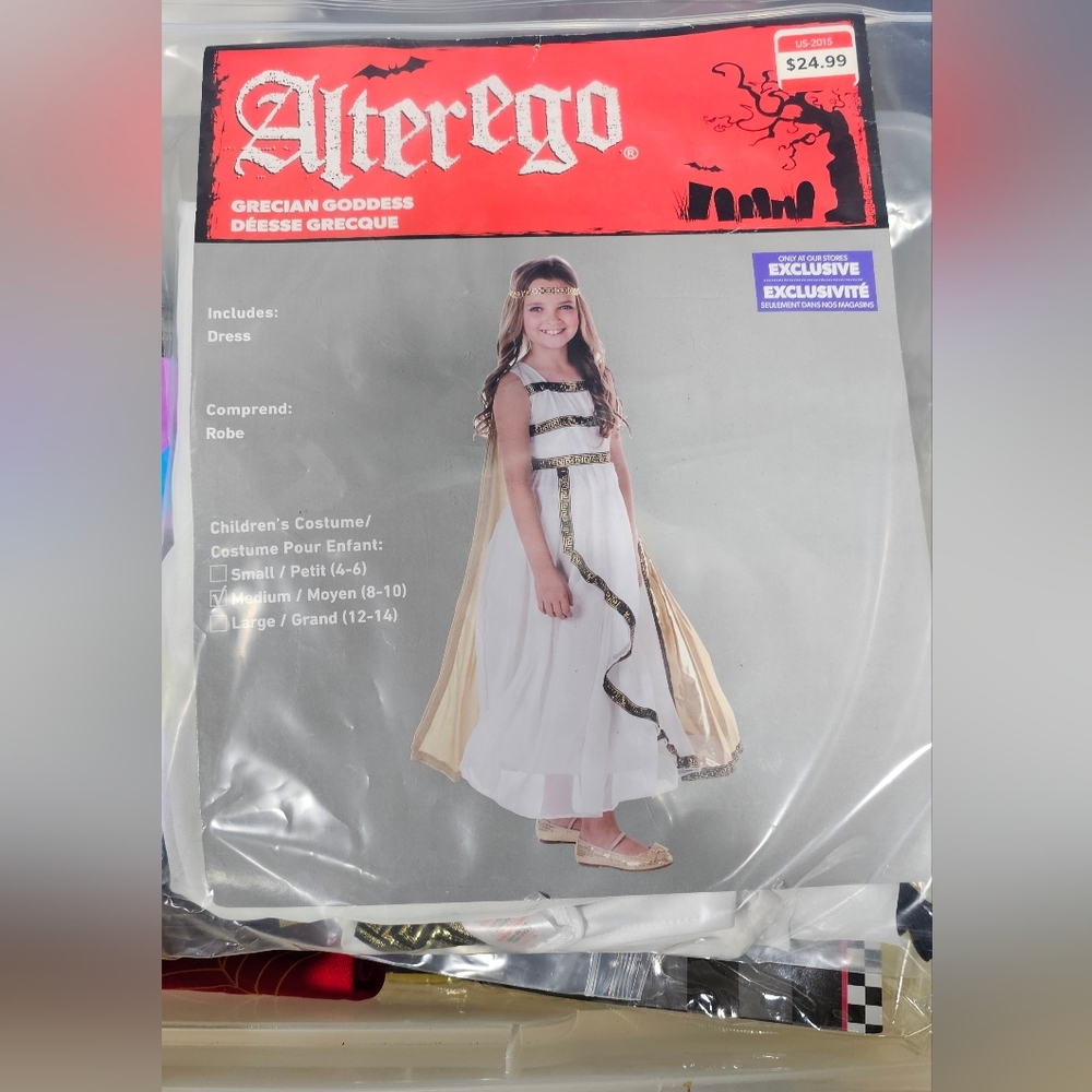 Grecian Goddess kids costume